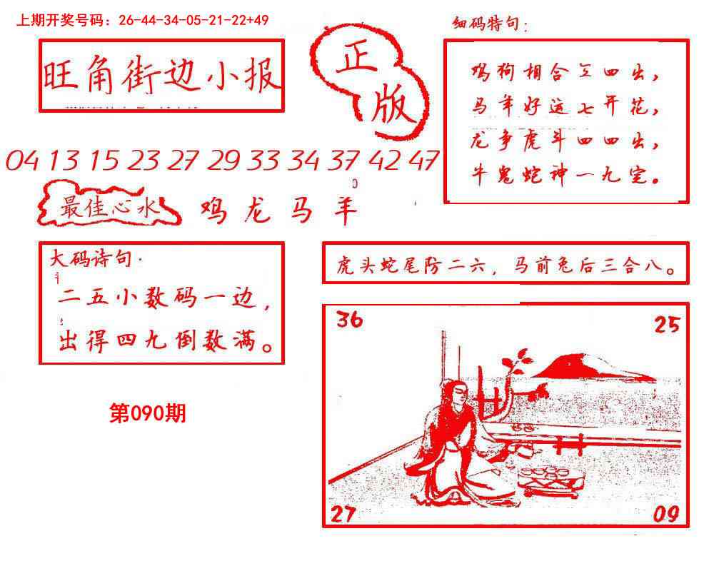 090期旺角街边小报[图]